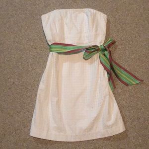 White strapless Vineyard Vines dress size 8 NWT